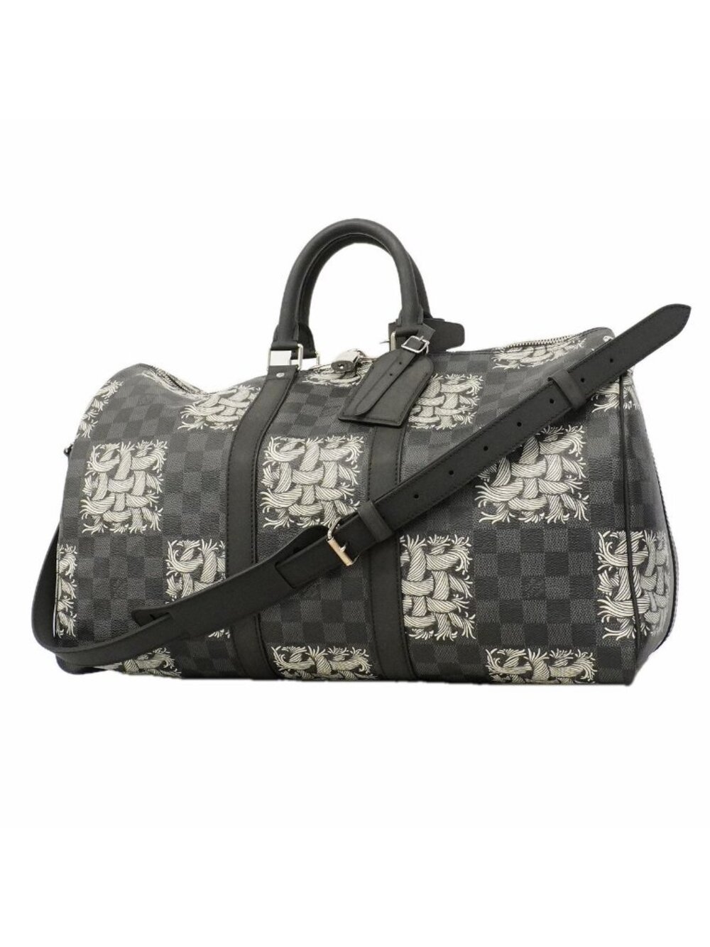 Louis Vuitton Boston Bag Damier Graphite Keepall Bandouliere 45 Christopher
